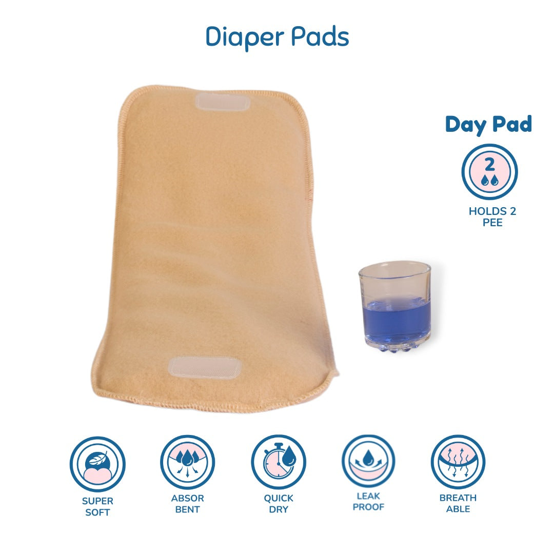 Washable store diaper pads